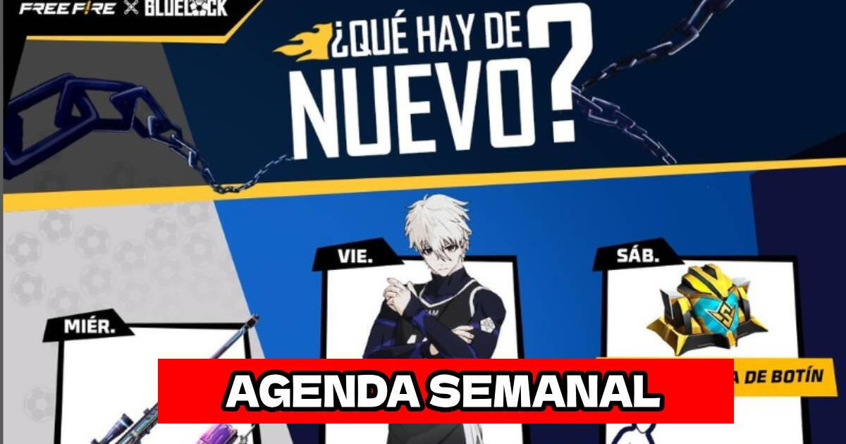 Agenda semanal Free Fire 2024: consigue recompensas GRATIS del 20 al 26 de noviembre