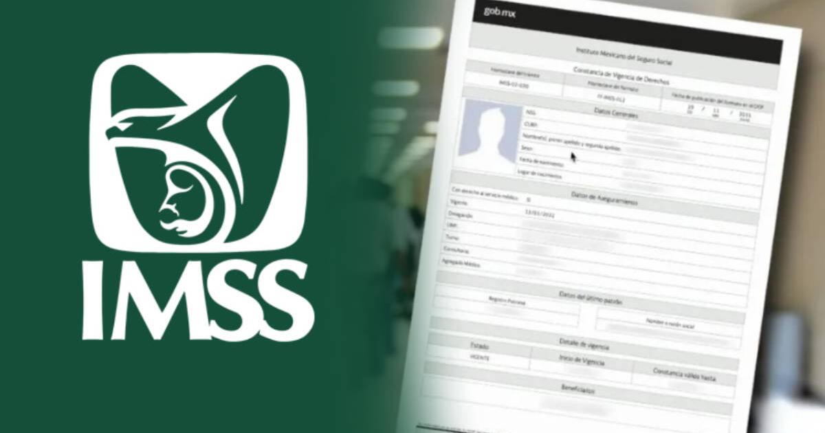 ¿Cómo descargar GRATIS la Constancia de no derechohabiente del IMSS?