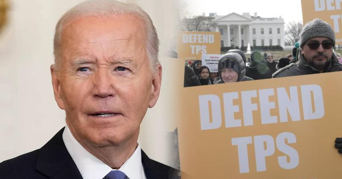 Inmigrantes beneficiarios por TPS hacen SORPRENDENTE pedido a Joe Biden: ¿Cuál fue?