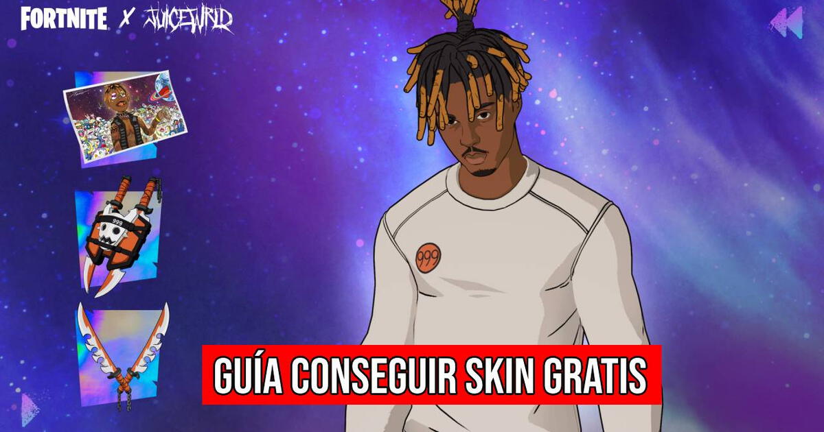 Fortnite: guía para conseguir GRATIS la skin, pico y mochila del cantante Juice WRLD