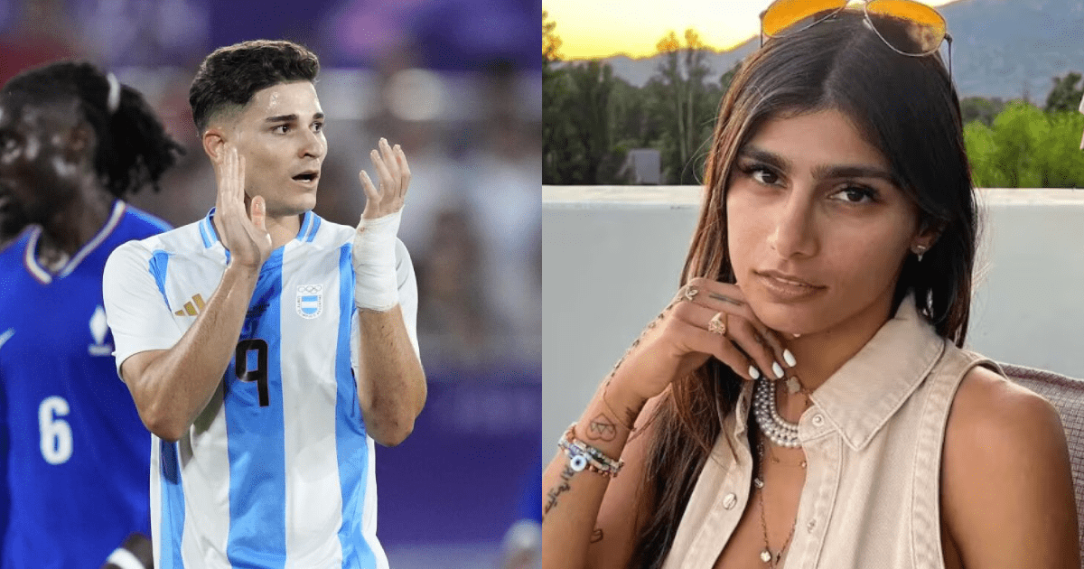 ¿Mia Khalifa en romance con Julián Álvarez? Exactriz de cine para adultos se pronuncia