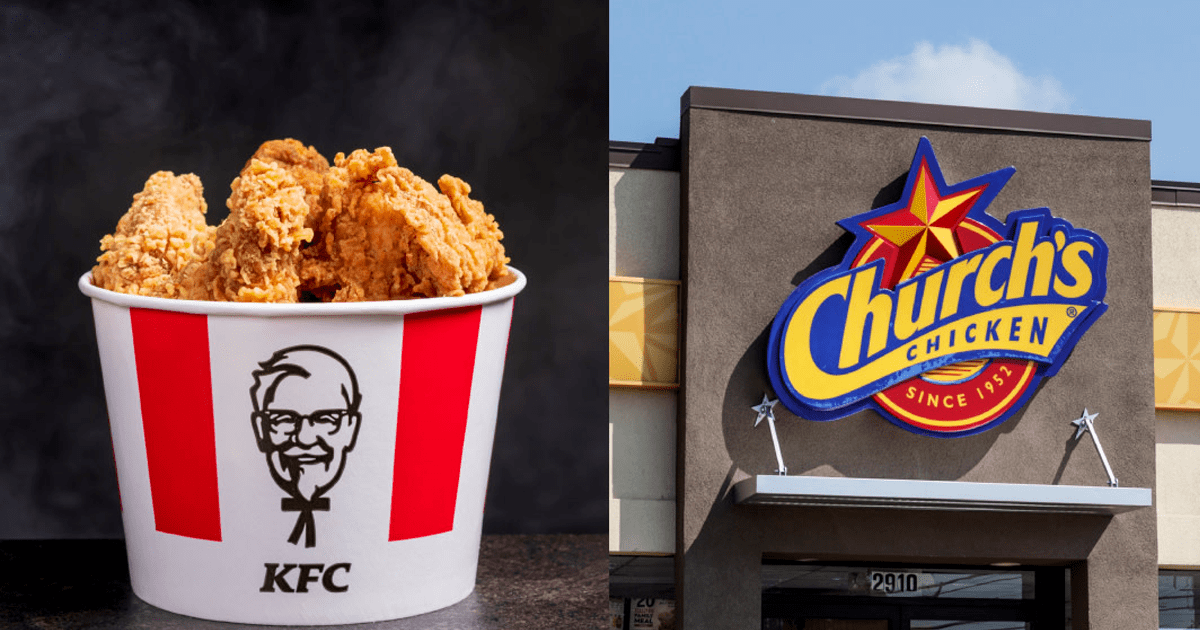 Conoce la curiosa razón por la cual KFC demandó a Church's Texas Chicken