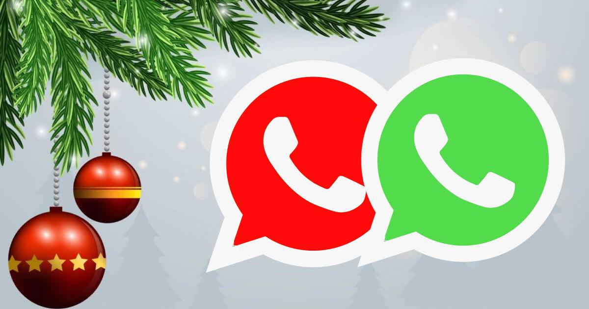 WhatsApp Plus 'Estilo NAVIDAD': Descargar la última versión APK y cambia el interfaz en rojo y verde