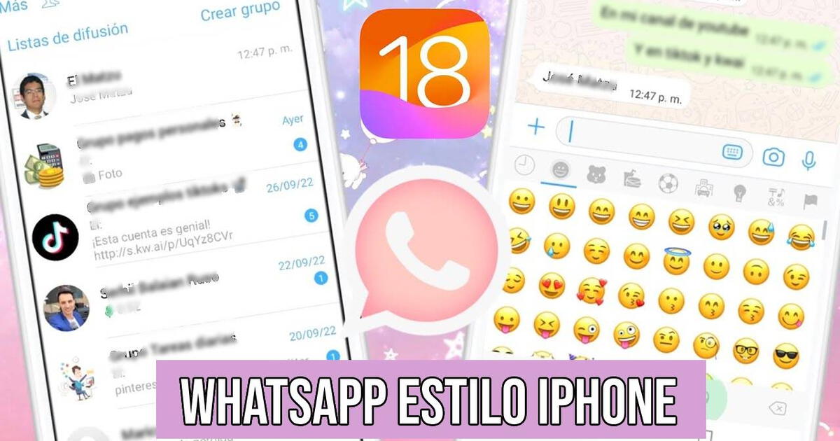 WhatsApp estilo iPhone: ¿Quieres que tu WhatsApp luzca como el de Apple? Este APK GRATUITO lo hará posible