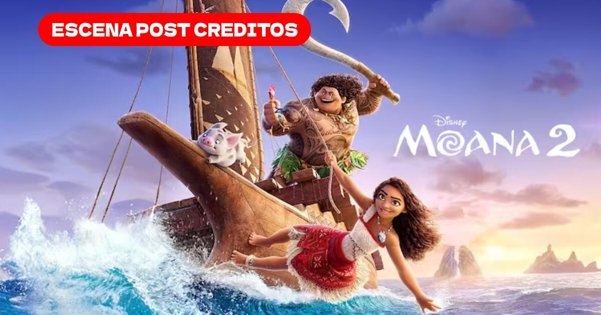 ¿Moana 2 tiene escenas post-créditos? Esto es lo que se sabe de la película de Disney