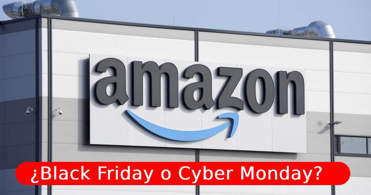 Amazon: ¿Es mejor comprar en Black Friday o Cyber Monday? La respuesta que necesitas saber