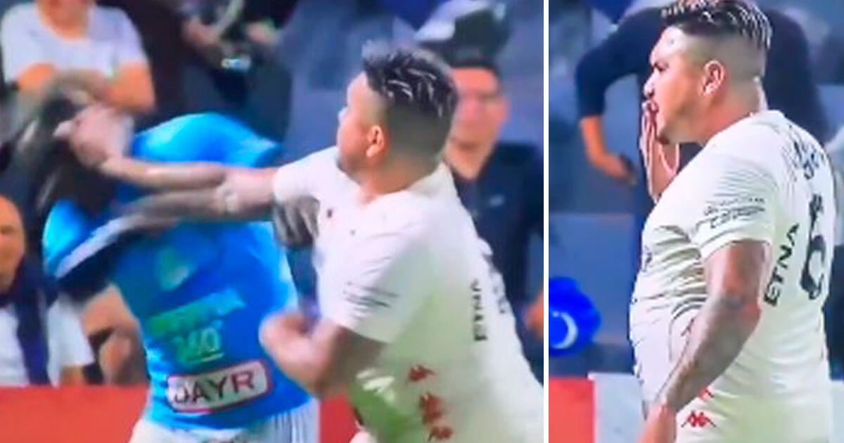 'Loco' Vargas tiró fuerte golpe al 'Condor' Mendoza en pleno partido de la Copa Leyendas