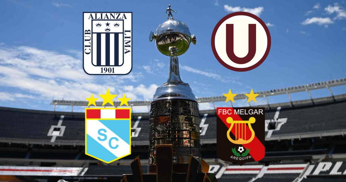 ¿Cuándo conocerán Universitario, Alianza, Cristal y Melgar sus rivales de Copa Libertadores?