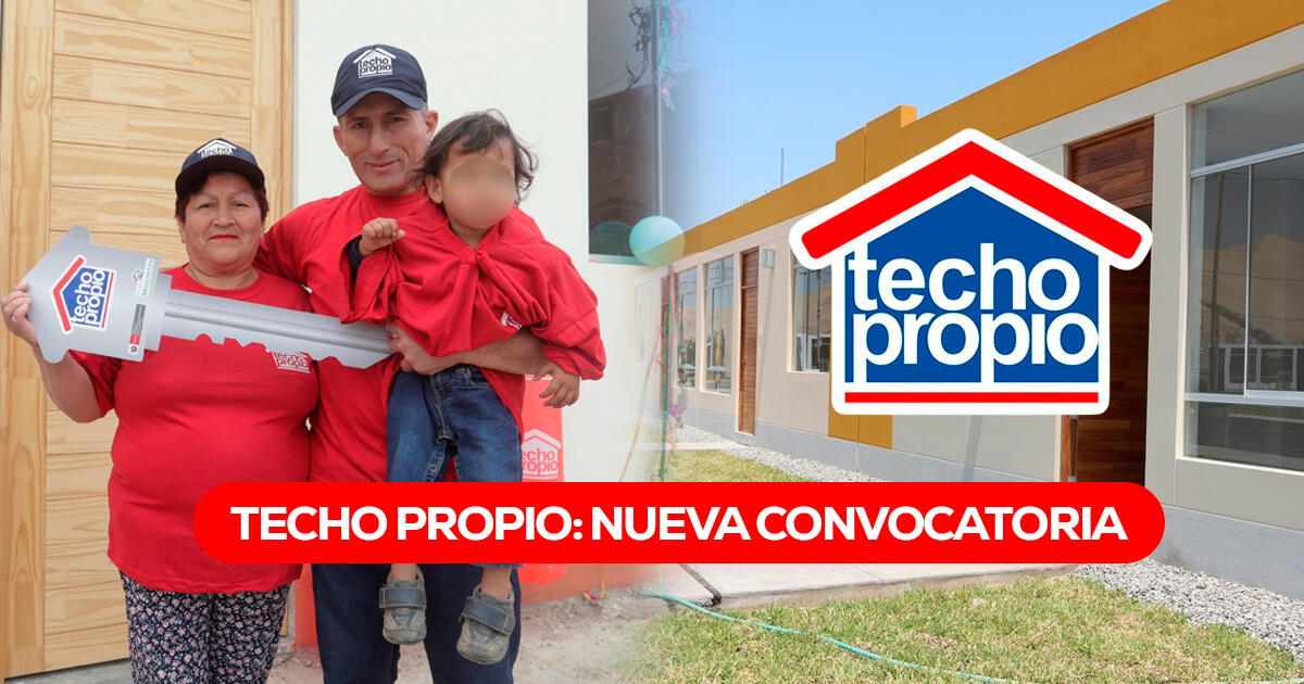 Regístrate con DNI a los Bonos de Vivienda diciembre 2024 de Techo Propio: LINK oficial y pasos