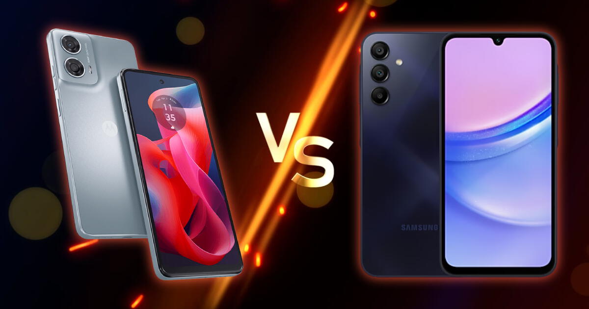 Samsung A15 VS. Motorola G24: ¿En qué se diferencian y cuál es el mejor?