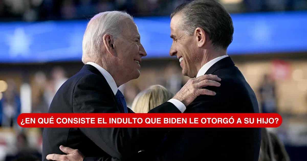 Joe Biden le otorga el perdón a su hijo tras terribles delitos: ¿En qué consiste el indulto presidencial?