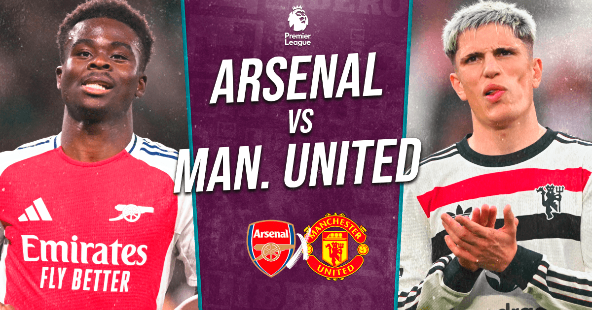 Arsenal vs. Manchester United EN VIVO por Premier League: pronóstico, horario y dónde ver