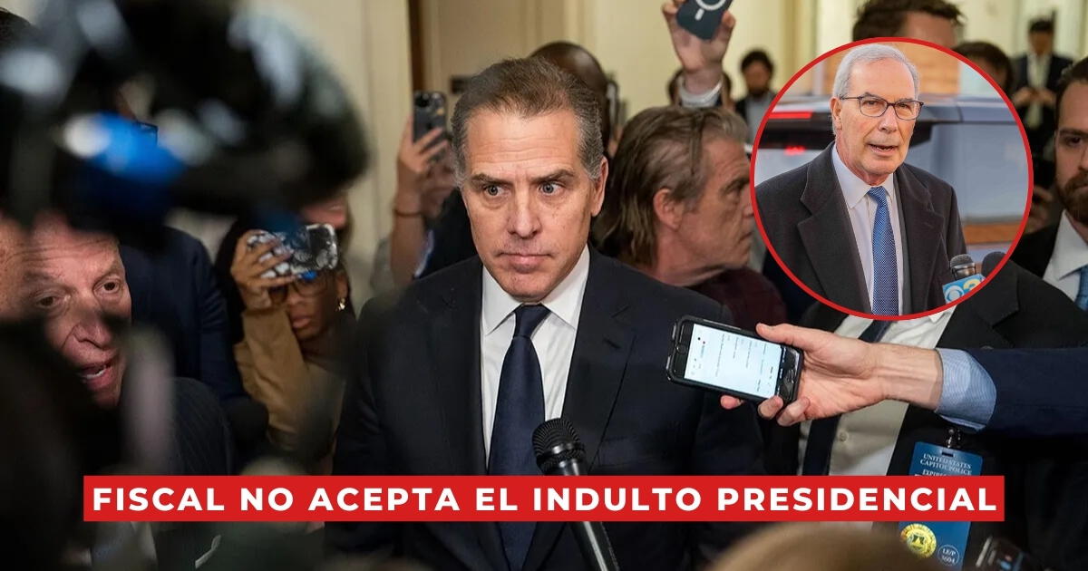 No aceptó el indulto presidencial: así se pronunció el fiscal que investigaba a Hunter Biden