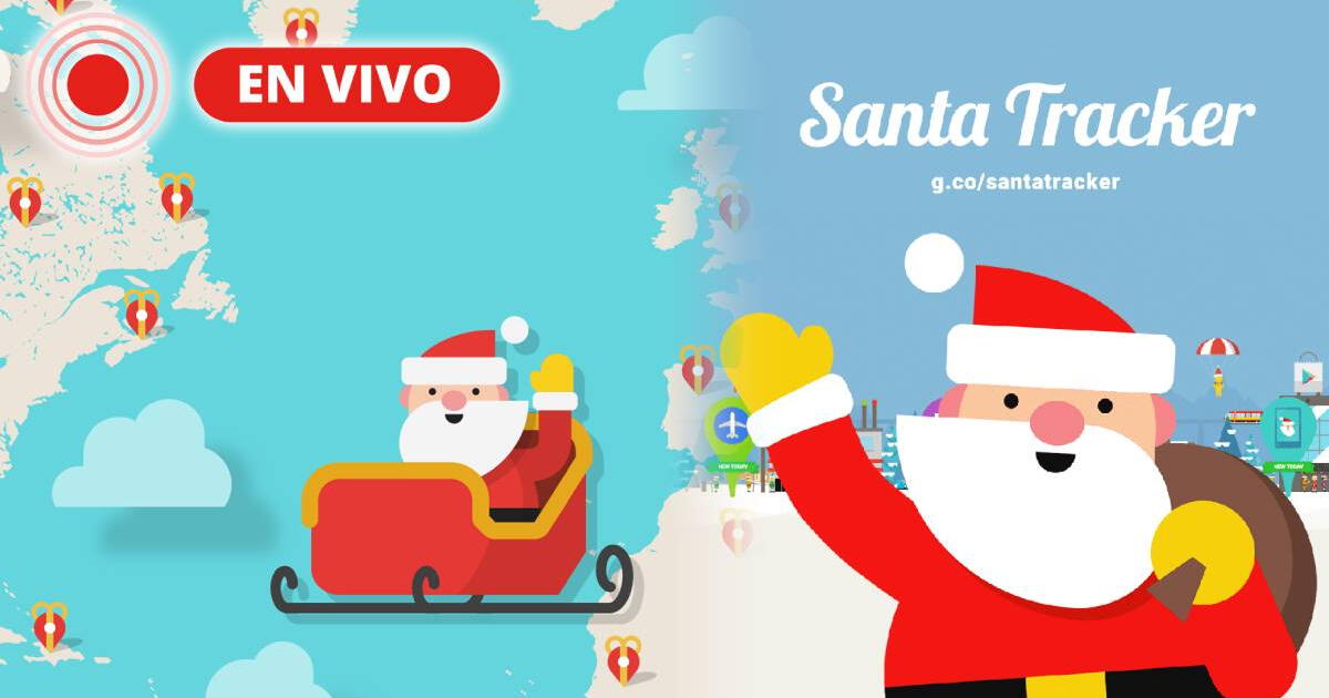 ¿Quieres saber DÓNDE ESTÁ Santa Claus? LINK para seguir el recorrido de Papá Noel por todos los países del mundo