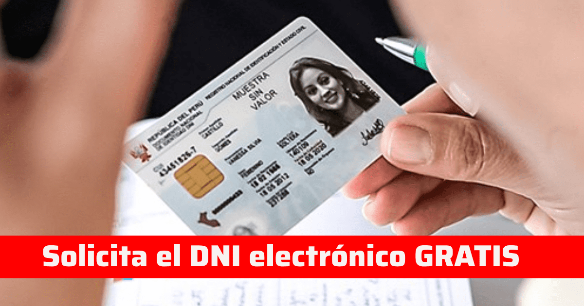 Trámite de DNI electrónico GRATIS: dónde solicitarlo, qué día y requisitos