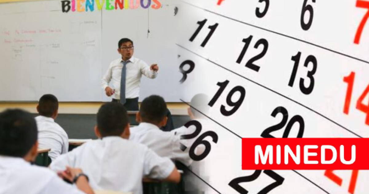 ¿Habrá clases este viernes 6 de diciembre? CONOCE qué dice el Minedu sobre este día no laborable