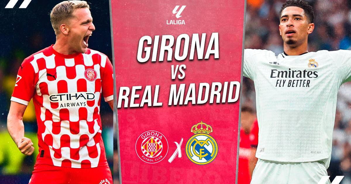 Ver Real Madrid vs Girona EN DIRECTO: Hora, canal TV y alineaciones