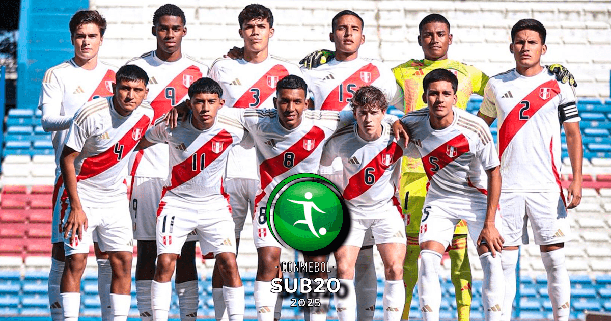 ¡Con muchos cambios! Este es el nuevo grupo y rivales de Perú en el Sudamericano Sub 20 2025