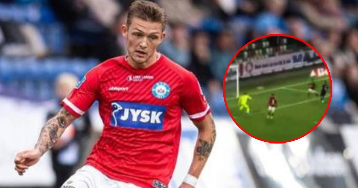 Oliver Sonne está on fire: 'Vikingo' fusiló al arquero y anotó magistral golazo para Silkeborg