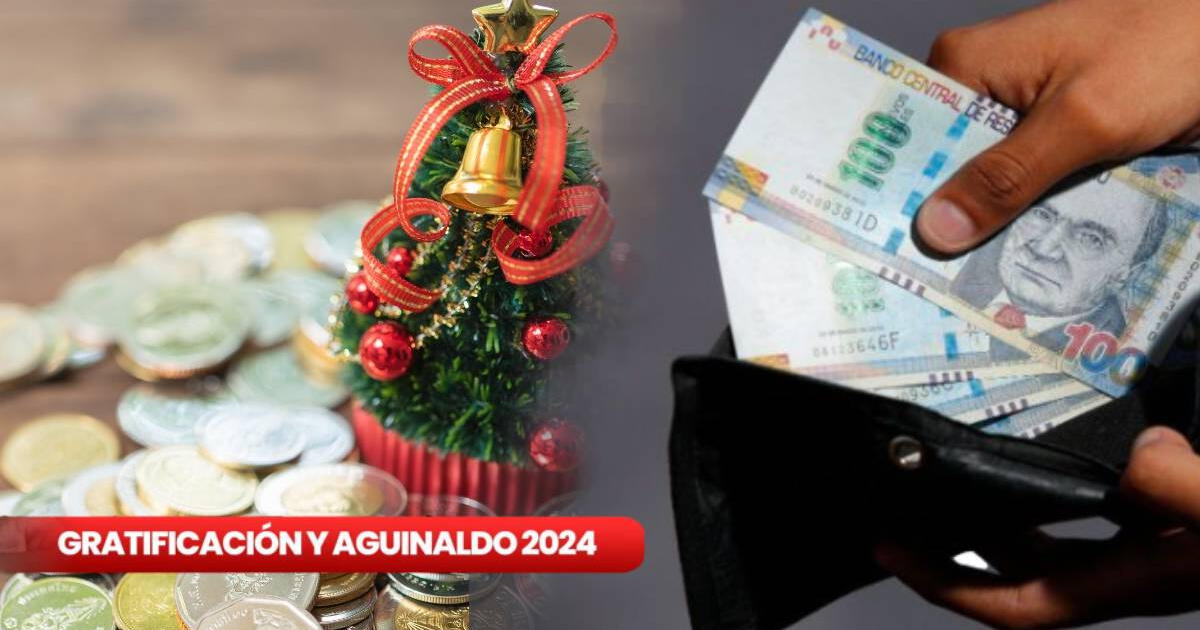 Aguinaldo y gratificación diciembre 2024 en Perú: beneficiarios, montos y últimas noticias