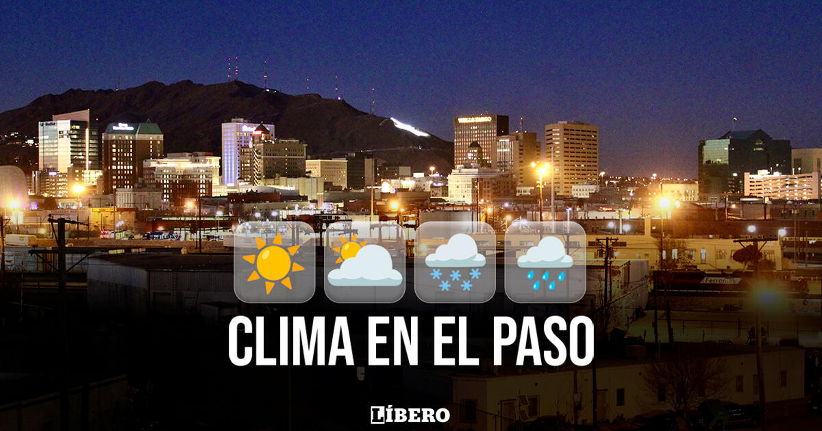 Clima de hoy en El Paso: pronóstico para el 20 de diciembre, vía NWS