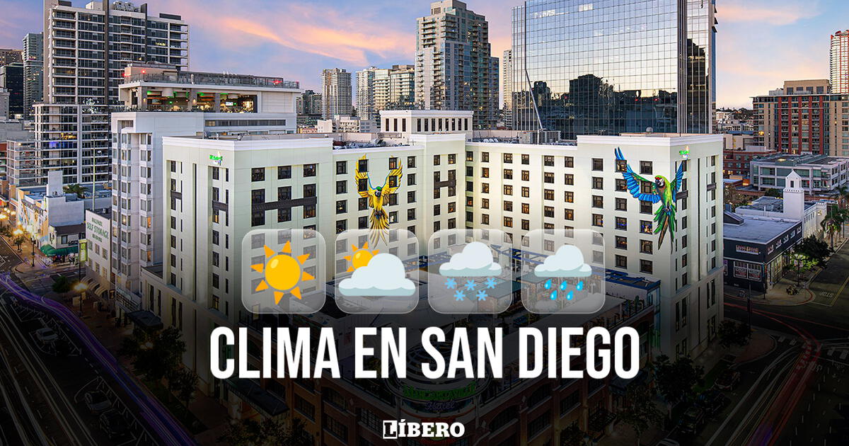 Pronóstico del tiempo para HOY en San Diego: clima para el 20 de diciembre, según el NWS