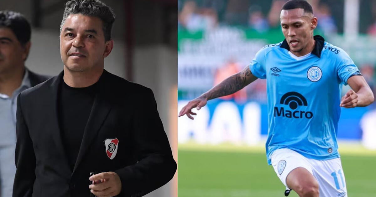 ¡Bombazo! Marcelo Gallardo llamó a futbolista de Belgrano para que FIRME por River Plate