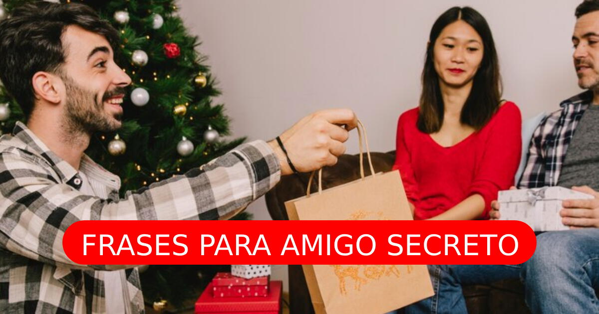 150 las mejores frases cortas y divertidas para tu amigo secreto en Navidad 2024