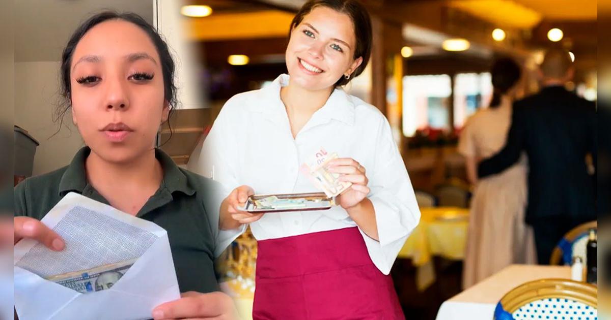Joven latina muestra CUÁNTO ganó en una semana como mesera: 