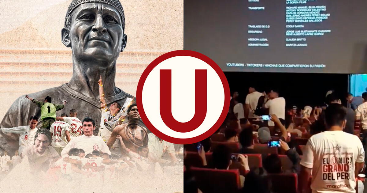 ¡Lleno total! Hinchas de Universitario se emocionan en cine tras la película del centenario