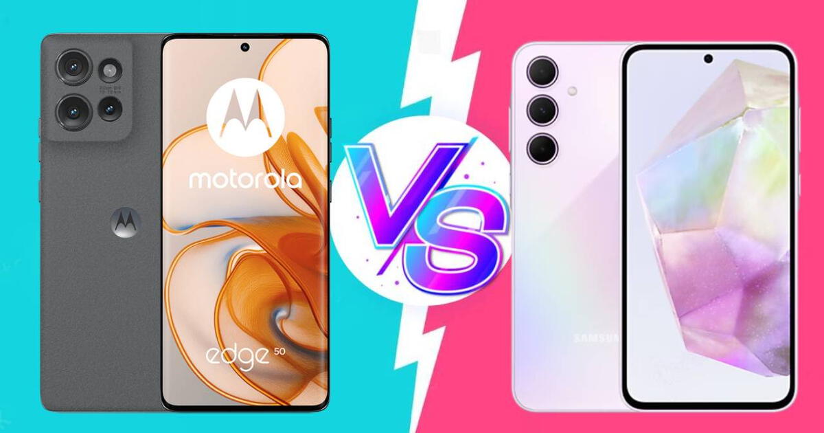 Motorola Edge 50 vs. Galaxy A35: ¿Cuál de estos dos teléfonos me conviene comprar? Conoce su ficha técnica detallada