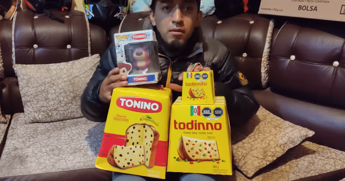 Boliviano compara el panetón Todinno de Perú y el Tonino de su país: 