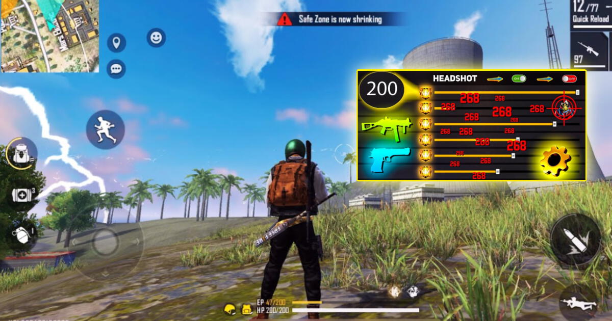 La mejor sensibilidad para dar todo rojo en Free Fire con la nueva actualización