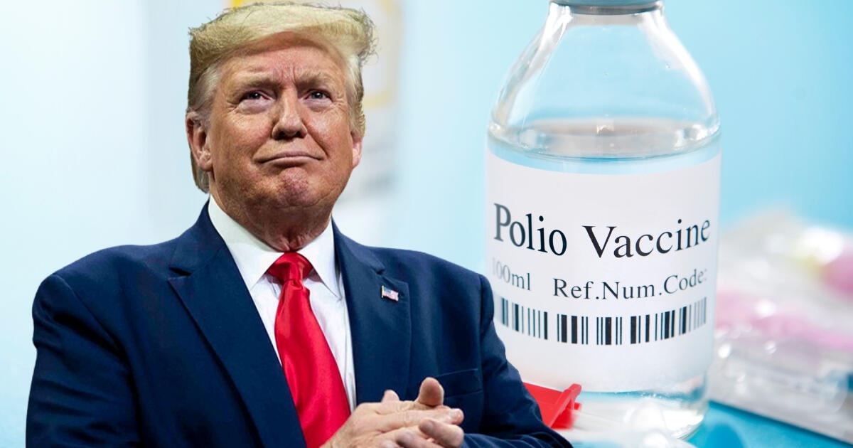 ¡Atención, Estados Unidos! Donald Trump preservará el acceso a la vacuna contra la polio: esto dijo al respecto