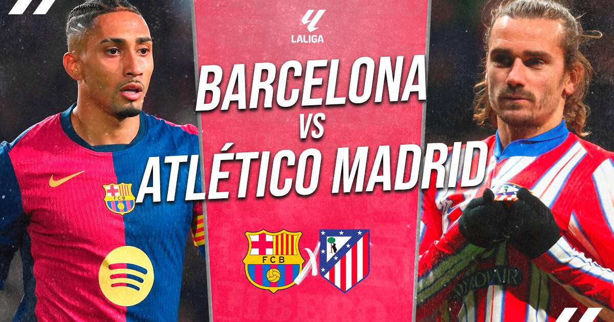 Barcelona vs Atlético Madrid EN VIVO y EN DIRECTO: cuándo juega, horario y dónde ver LaLiga