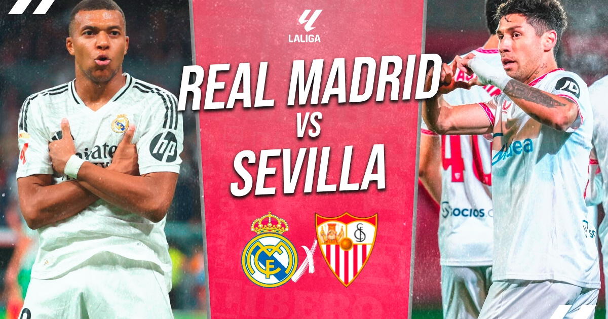 Real Madrid vs. Sevilla EN VIVO por LaLiga: pronósticos, canales y dónde ver