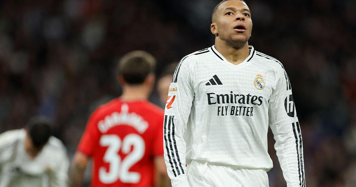 Kylian Mbappé y su preocupante estadística con el Real Madrid en lo que va de LaLiga