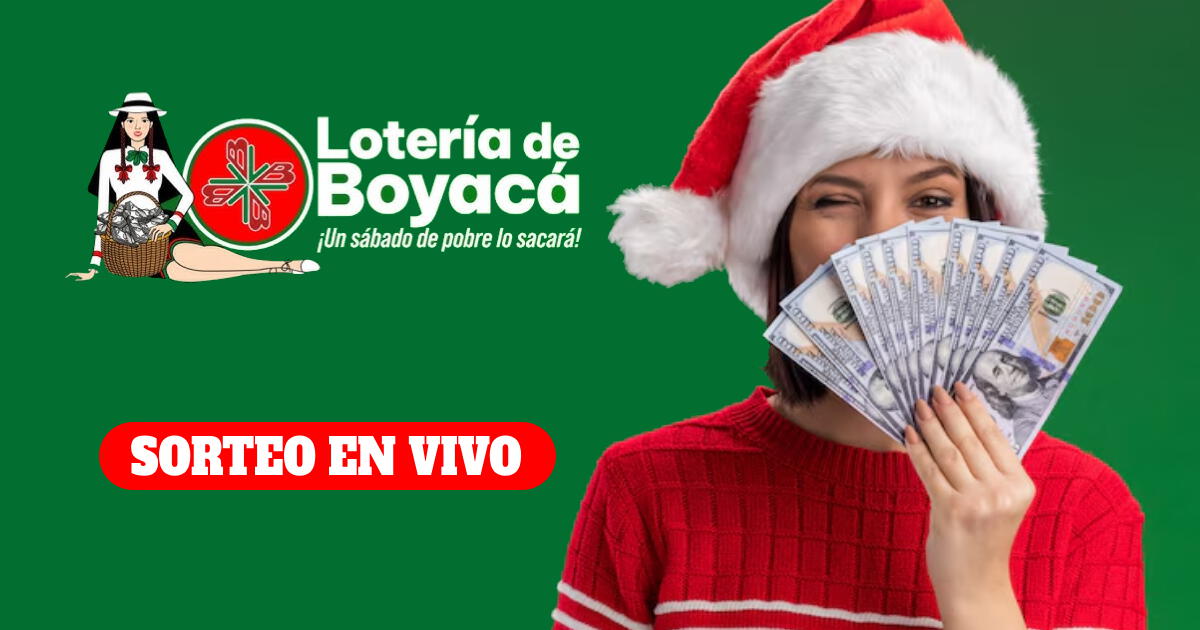 Lotería de Boyacá: resultado del Sorteo Extraordinario por Navidad