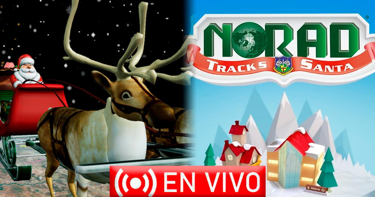 ¿Por dónde está viajando Santa Claus hoy? Sigue EN VIVO su RECORRIDO por el mundo, vía NORAD