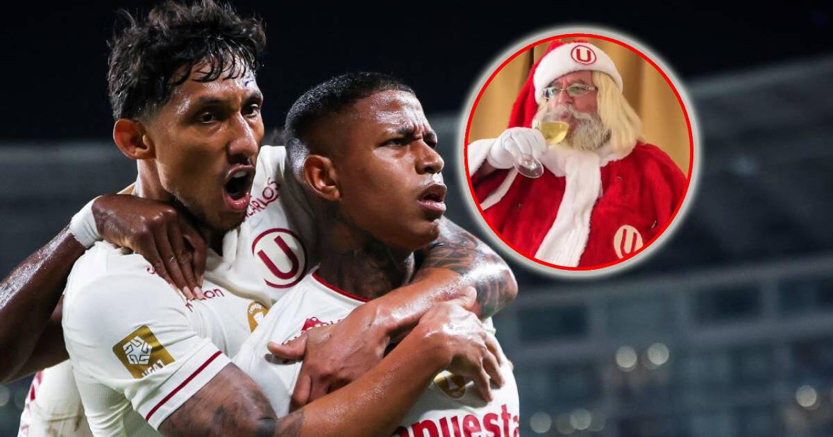 ¿Polémica en Navidad? Universitario y el inesperado mensaje de Papa Noel: 