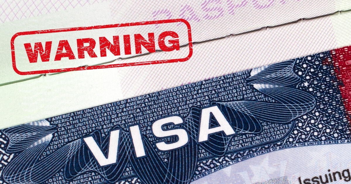 ¡Despídete de la visa americana! Este 'warning' podría complicar tu visita a Estados Unidos