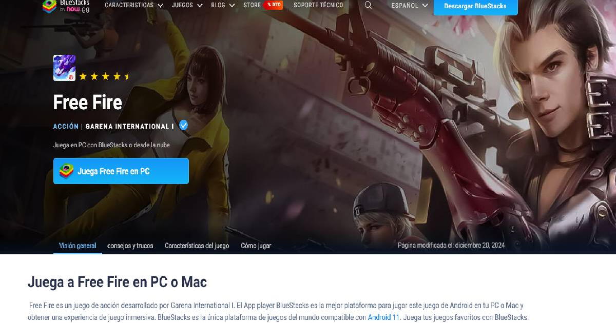 Este emulador de Android te permitirá jugar al Free Fire en tu PC con Windows