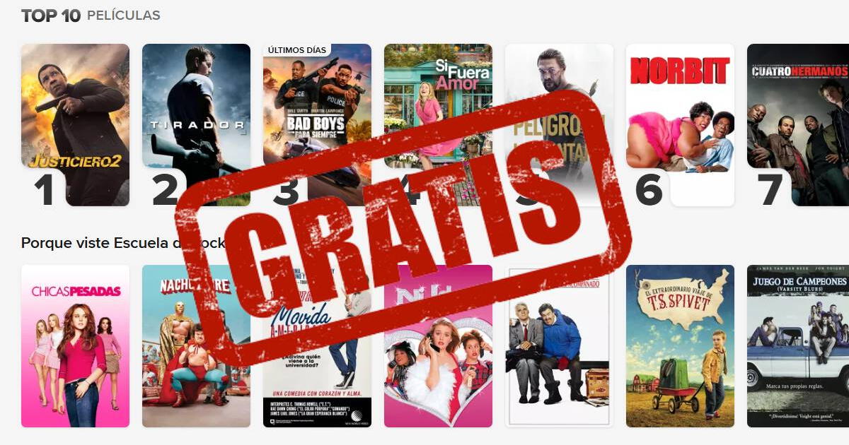 Olvídate de pagar por ver Netflix o MAX: este sistema de streaming es 100% GRATIS y tiene grandes estrenos