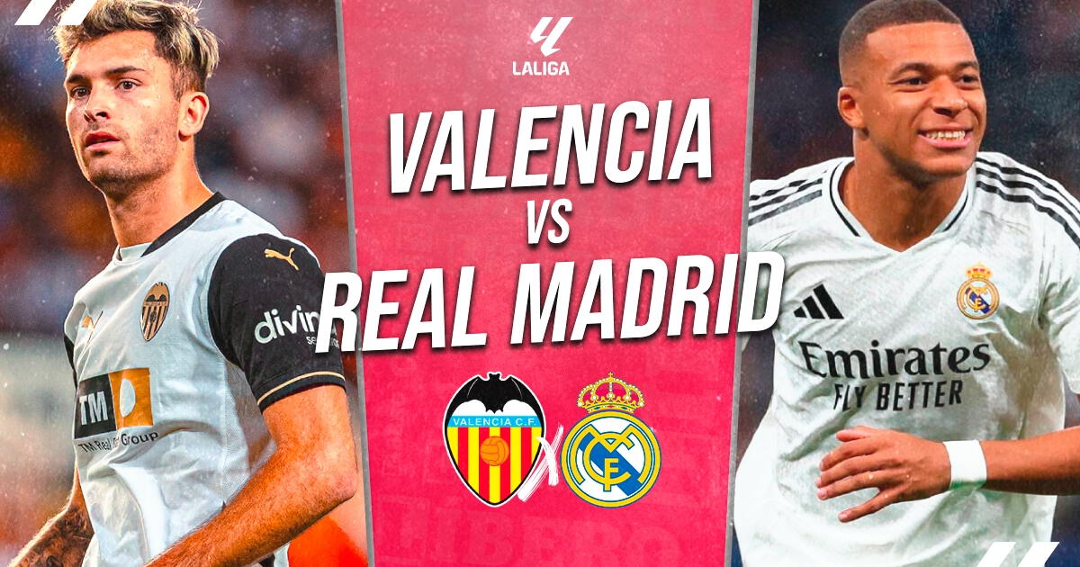 Real Madrid vs. Valencia EN VIVO por LaLiga: pronósticos, horarios y dónde ver