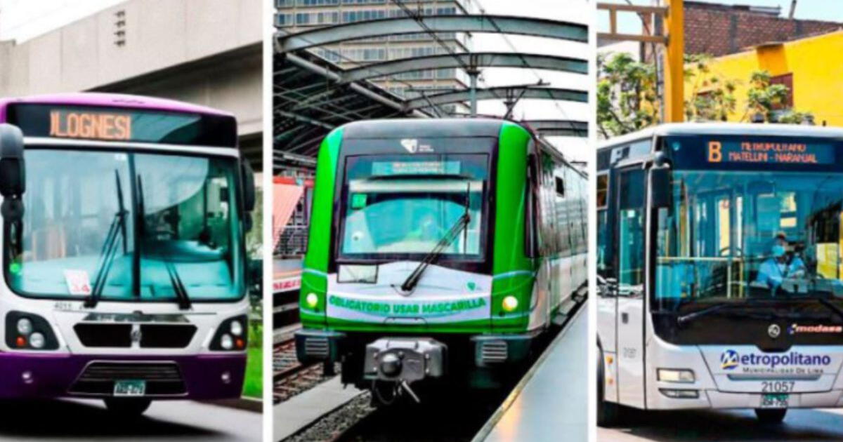 Horario de transporte en Lima para hoy, 1 de enero: Corredores, Metropolitano, Metro de Lima y más