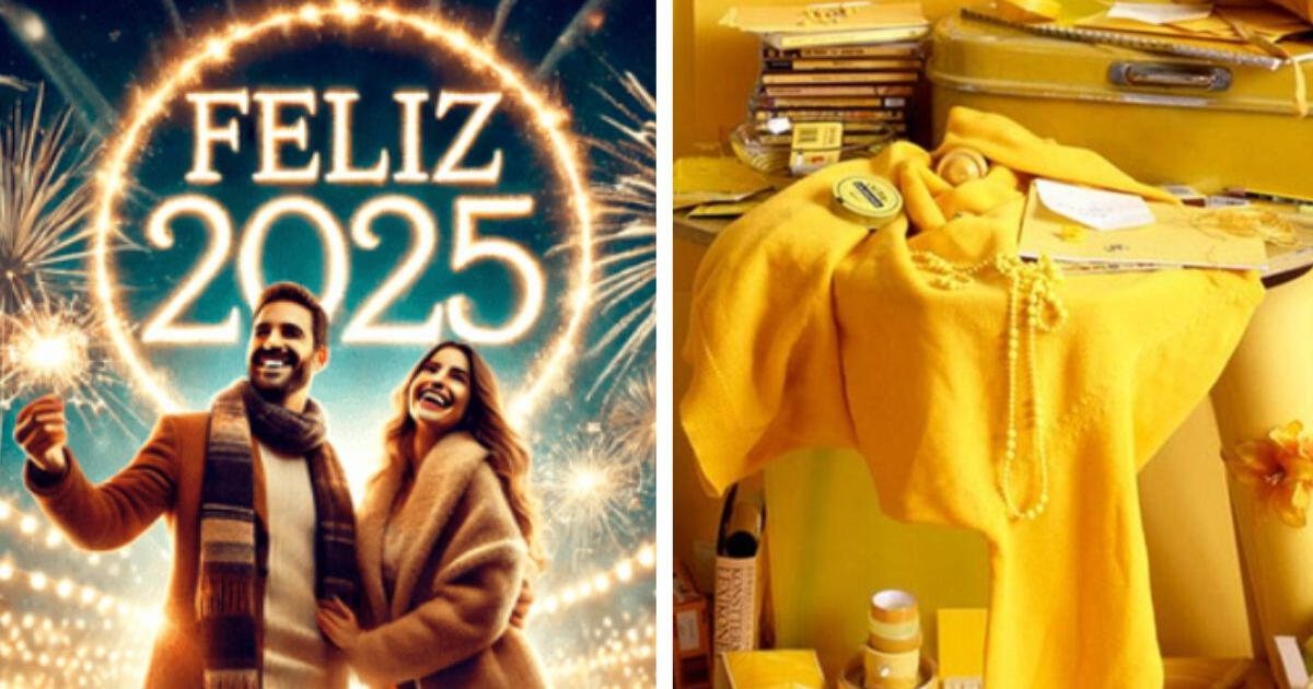 Año Nuevo 2025: esta es la IMPENSADA razón por la que se usa el color amarillo en las fiestas