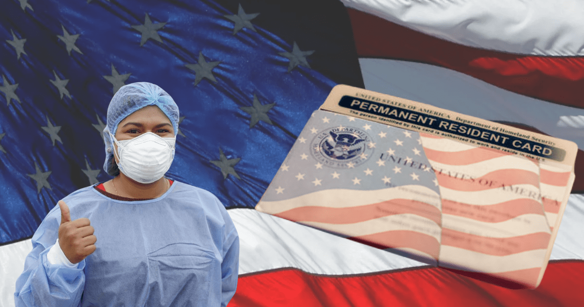 De esta manera puedes obtener la Green Card si eres profesional de salud
