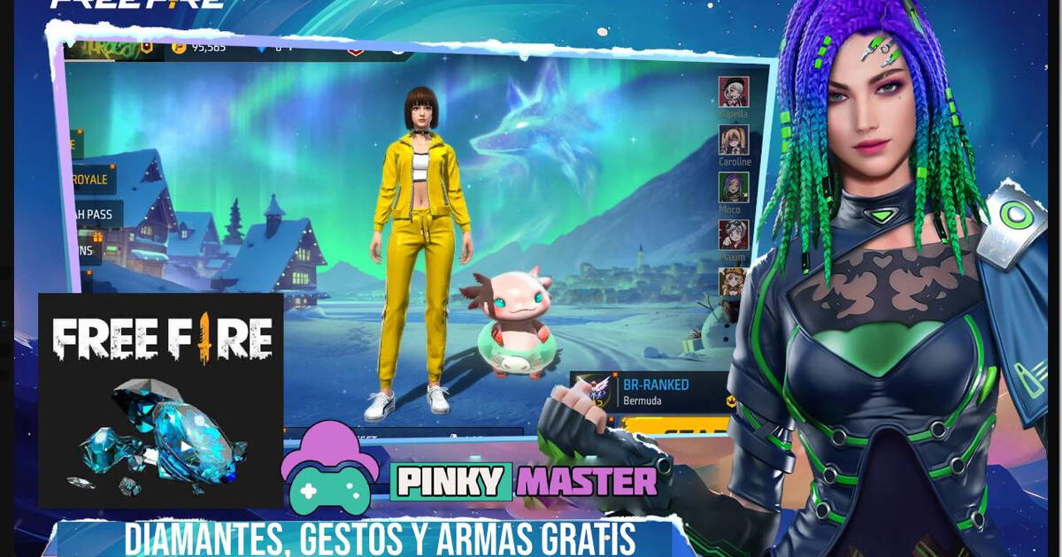 Cómo obtener diamantes, puños, emotes y armas evolutivas en Free Fire vía Pinky Master