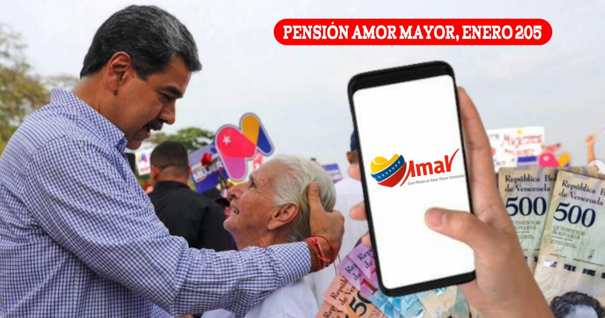 AUMENTO Pensión Amor Mayor, enero 2025: fecha y nuevo monto que llegará al Carnet Patria