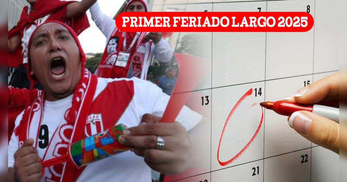 Primer feriado largo del año 2025 en Perú: Trabajadores públicos y privados tendrían días libres